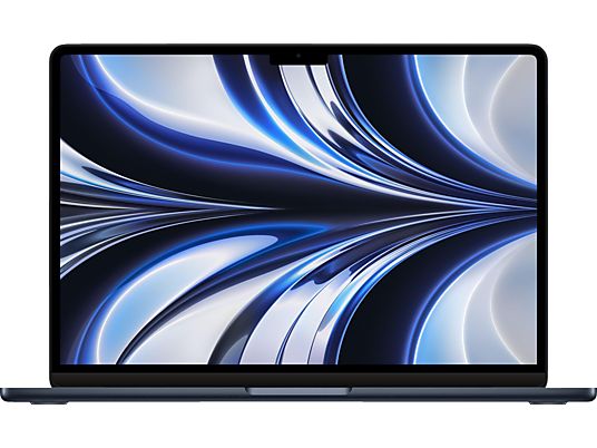 APPLE MacBook Air (2022), MLY33D/A, Notebook mit 13,6 Zoll Display, Apple M2 Prozessor, 8 GB RAM, 256 GB SSD, M2, Mitternacht APPLE MacBook Air (2022), MLY33D/A, Notebook mit 13,6 Zoll Display, Apple M2 Prozessor, 8 GB RAM, 256 GB SSD, M2, Mitternacht